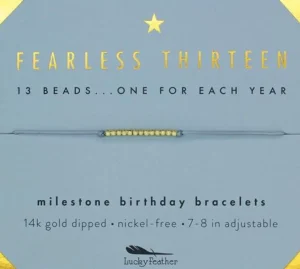 Birthday Celebration Bracelet (Ages 13, 15, 16, 18)
