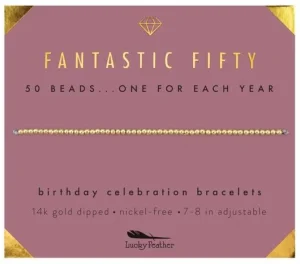 Birthday Celebration Bracelet (Ages 21, 30, 40, 50)