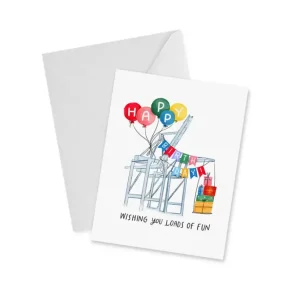 Birthday Cranes Notecard