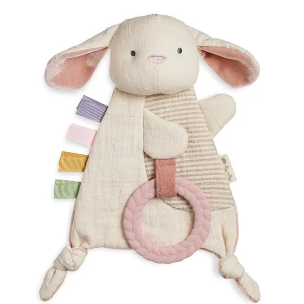 Bitzy Crinkle™ Bunny Sensory Toy with Teether