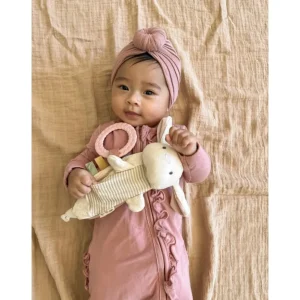 Bitzy Crinkle™ Bunny Sensory Toy with Teether