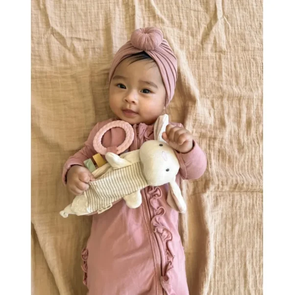 Bitzy Crinkle™ Bunny Sensory Toy with Teether