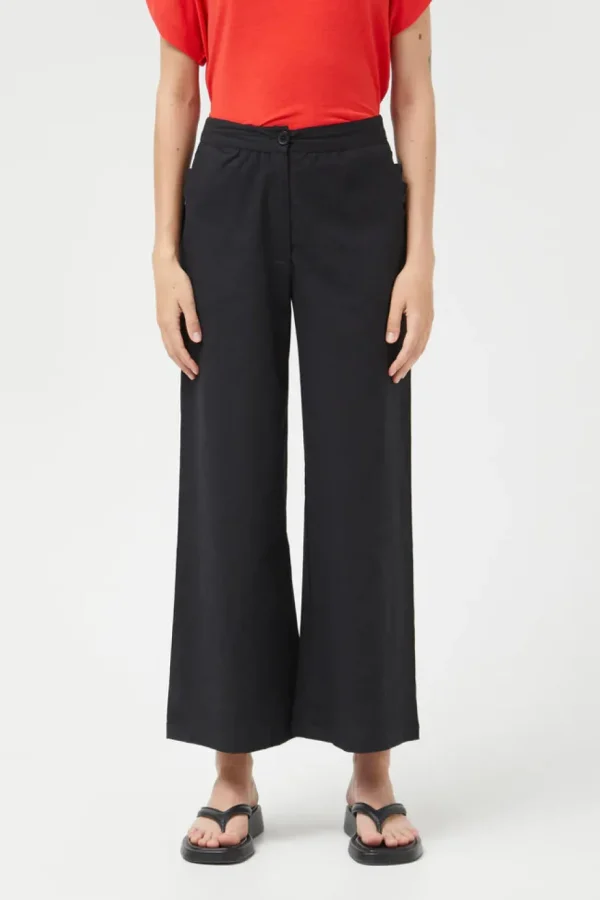 Black Straight Pants