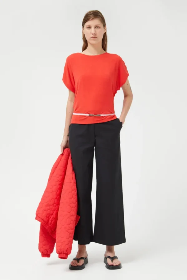Black Straight Pants