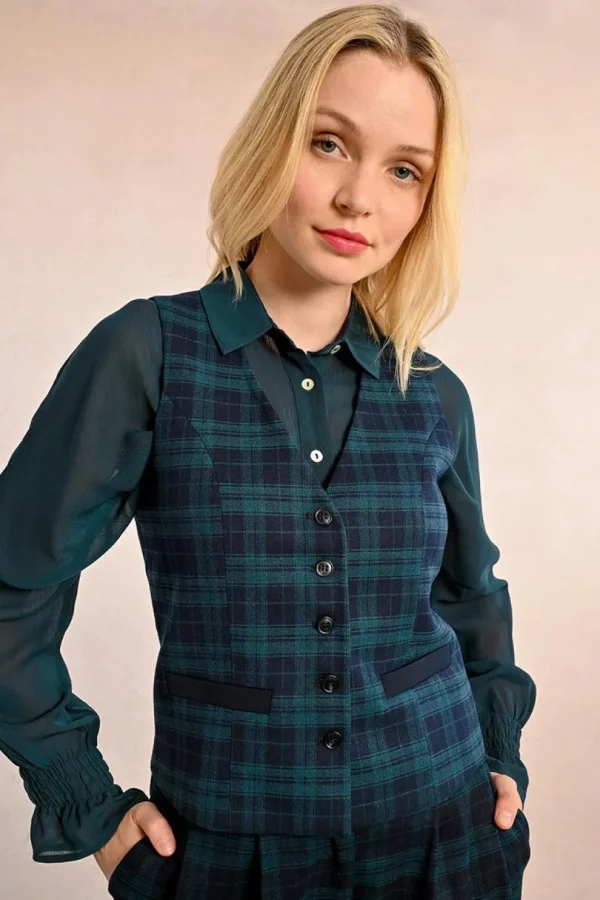 Blackwatch Plaid Vest