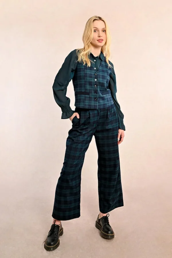 Blackwatch Plaid Vest