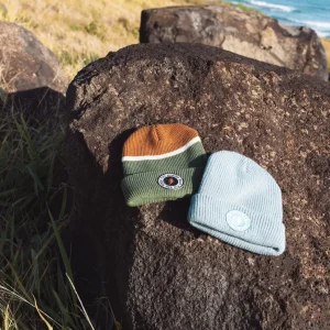 Blue Bird Day Beanie - Stone Blue