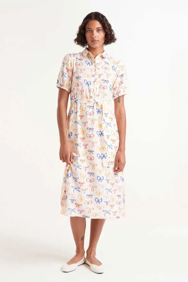 Bow Print Dress