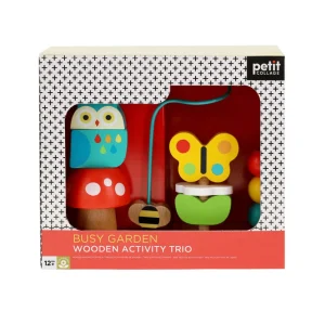 Busy Garden Wooden Activity Trio