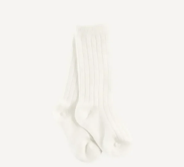 Cable Knit Knee High Socks - Several Colors