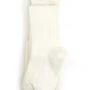Cable Knit Tights - Ivory