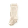 Cable Knit Tights - Vanilla