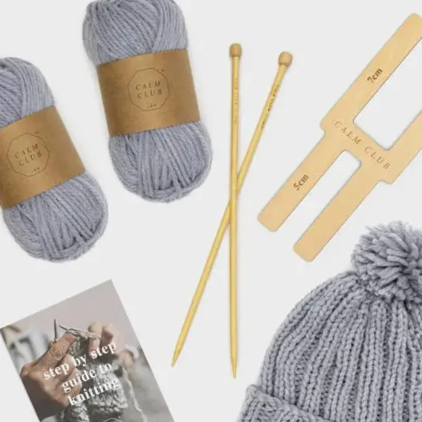 Calm Club Cozy Knit - DIY Hat Kit