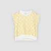 Canary Beachcomber Print Ruffle Sweatshirt