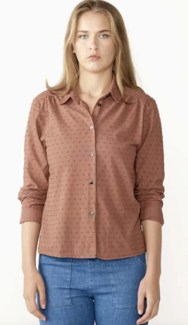 Candy Blouse - Brick