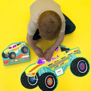 Cars 20pc "Monster Truck" Shaped Jigsaw with Shaped Box
