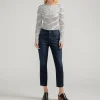 Carter Mid Rise Girlfriend Jeans (Palau’s Blue)