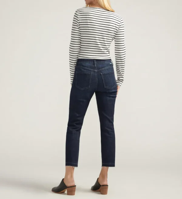 Carter Mid Rise Girlfriend Jeans (Palau’s Blue)