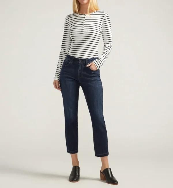 Carter Mid Rise Girlfriend Jeans (Palau’s Blue)