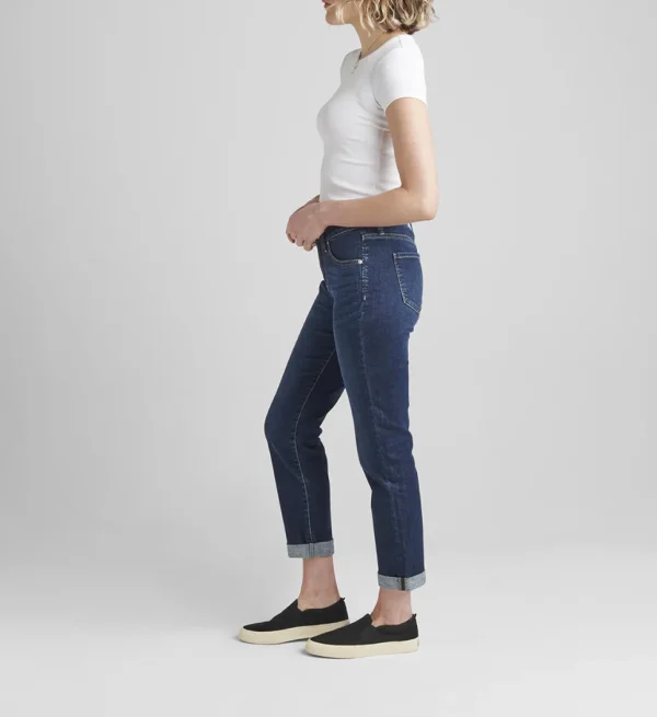 Carter Mid Rise Girlfriend Jeans (Night-Breeze)