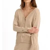 Casual Chic Cardigan Knit with Lurex