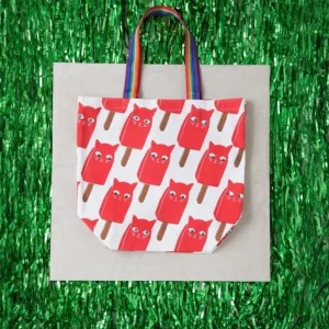Catsicle Tote Bag