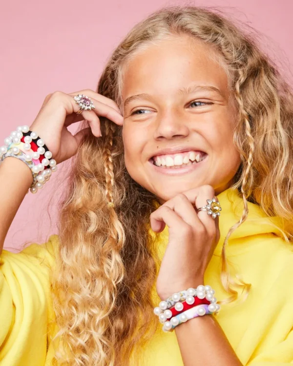 Central Park Pearl Bracelet and Hair Ties Hybrid