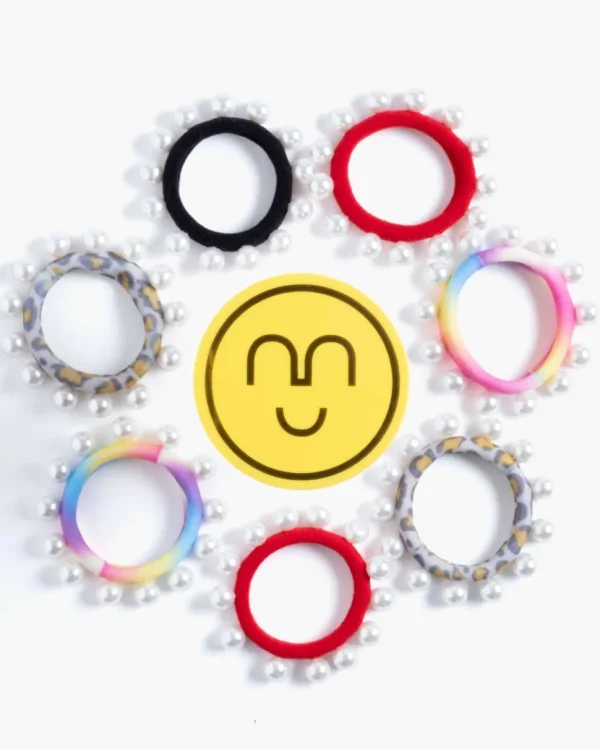 Central Park Pearl Bracelet and Hair Ties Hybrid