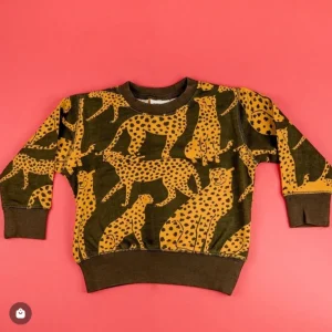 Cheetah Allover Print Sweatshirt (kids & baby)