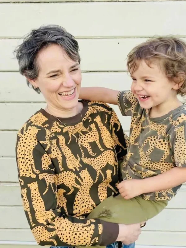 Cheetah Allover Print Sweatshirt (kids & baby)