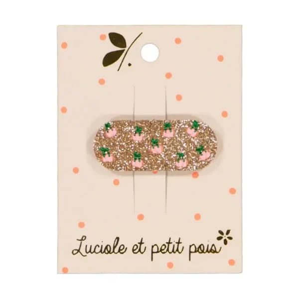 Cherry Hair Clip - Pink