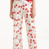 Cherry Print Pants