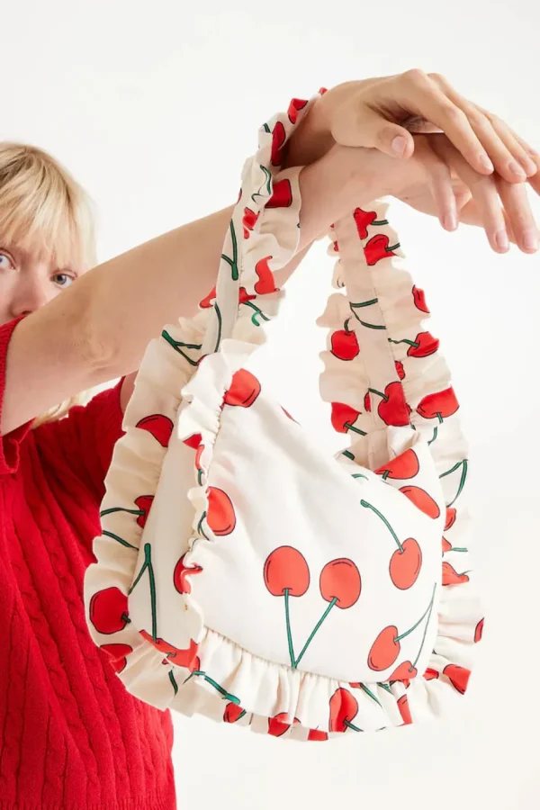 Cherry Print Shoulder Bag