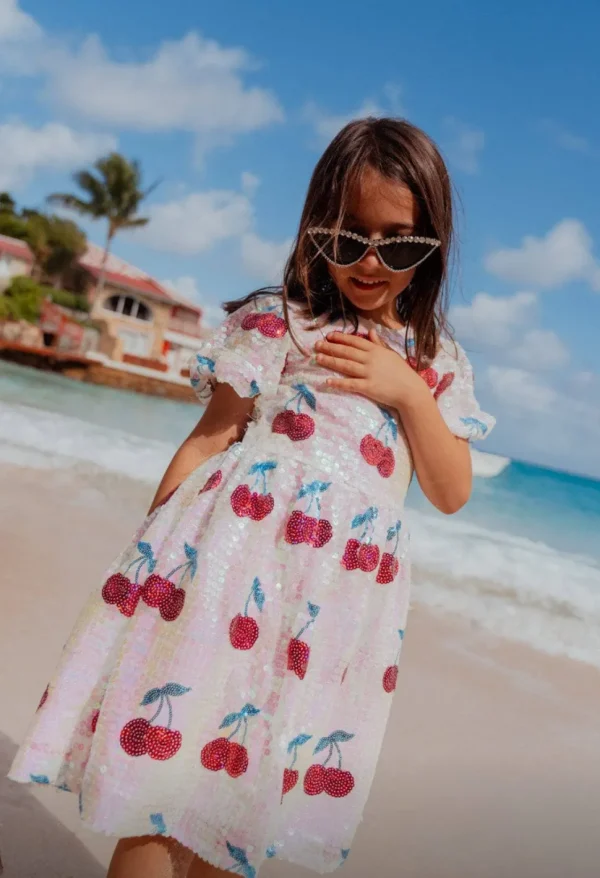 Cherry Sequin Dress
