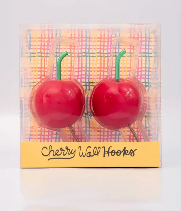 Cherry Wall Hooks - Set of 2