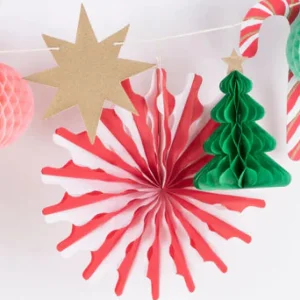 Christmas Honeycomb Garland