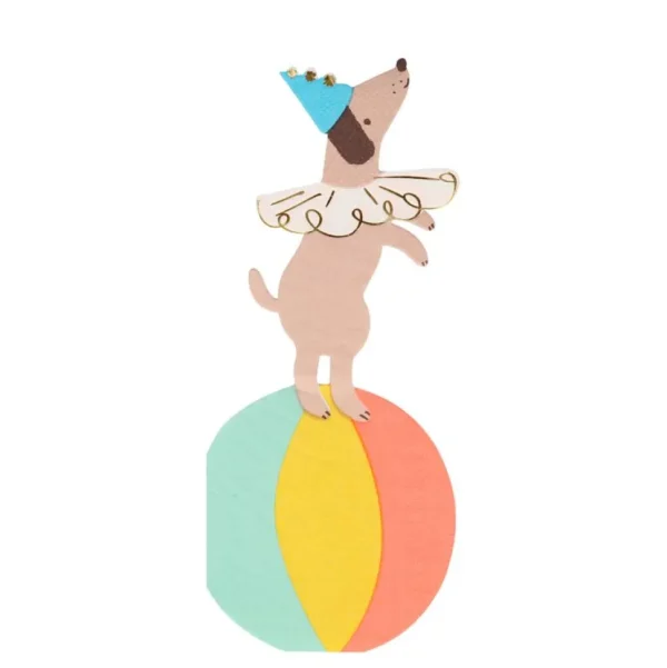 Circus Dog Napkins