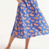 Citrus Print Skirt