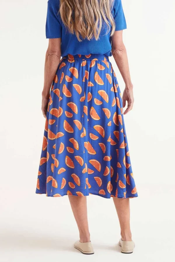 Citrus Print Skirt