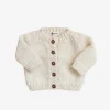 Classic Cardigan Sweater - Cream