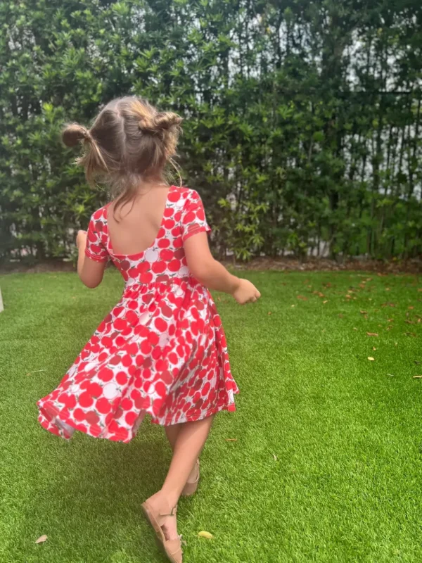 Classic Twirl Dress - Apple