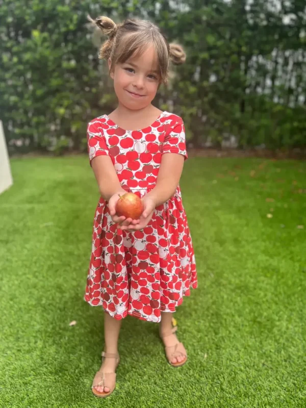 Classic Twirl Dress - Apple