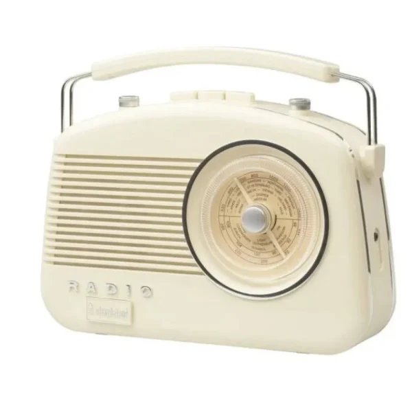 Classic Vintage Style Brighton Fm/Mw/Lw Radio - Cream