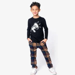 Club Pants - Navy/Khaki Plain