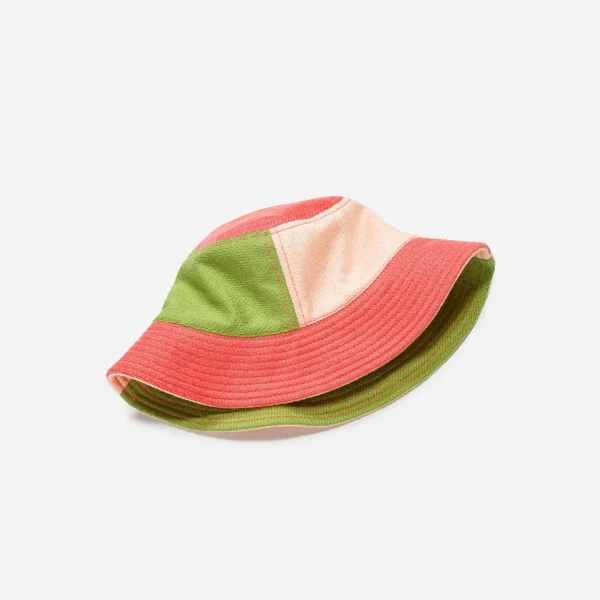 Colorblock Bucket Hat - Melon Blush