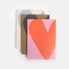 Colorblock Hearts Set of 3 Notebooks