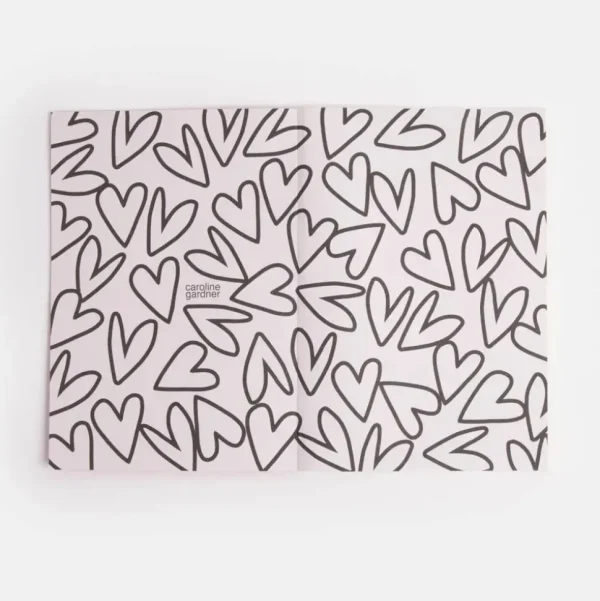 Colorblock Hearts Set of 3 Notebooks