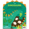 Coloring Book With Stickers: Dinosaurs