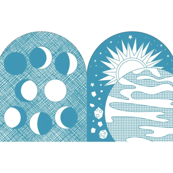 Coloring Book With Stickers: Outerspace