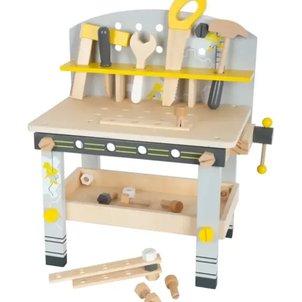 Compact Wood Workbench